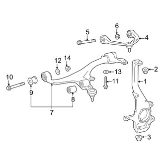 Mercedes-Benz OE - Front Suspension - Suspension Components