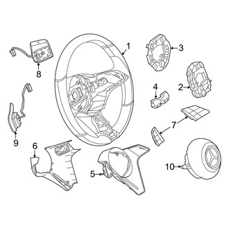 Mercedes-Benz OE - Steering Wheel & Trim (Standard Wheel)