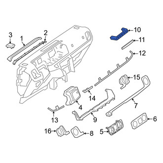 Mercedes-Benz OE - Front Interior Grab Bar