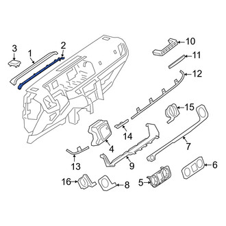Mercedes-Benz OE - Instrument Panel Trim Panel