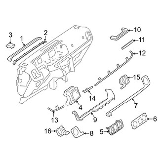 Mercedes-Benz OE - Instrument Panel Components