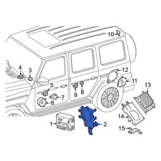 Mercedes-Benz OE - Radio Bracket