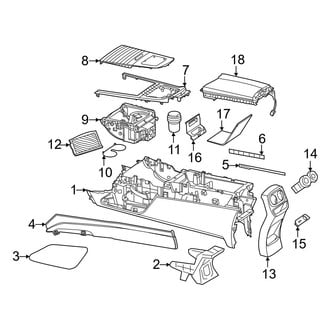 Mercedes-Benz OE - Center Console (Console & Components)