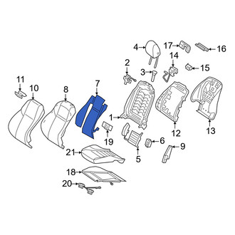 Mercedes-Benz OE - Front Right Upper Seat Heater Pad