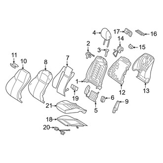Mercedes-Benz OE - Seats & Tracks - Passenger Seat Components