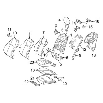 Mercedes-Benz OE - Seats & Tracks - Driver Seat Components