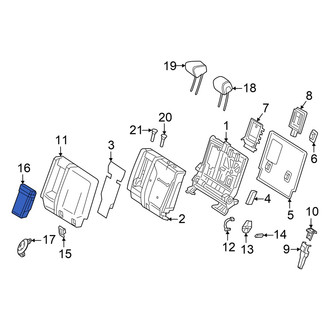 Mercedes-Benz OE - Rear Left Inner Child Restraint Anchor Plate Cap