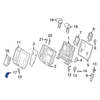 Mercedes-Benz OE - Rear Seat Armrest