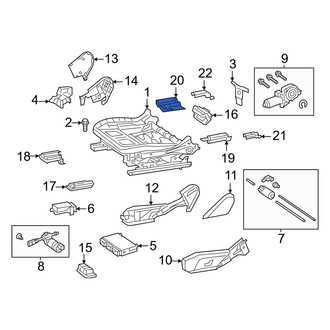 Mercedes-Benz OE - Seat Track Cover