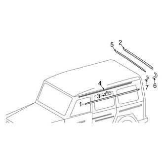 Mercedes-Benz OE - Roof - Exterior Trim