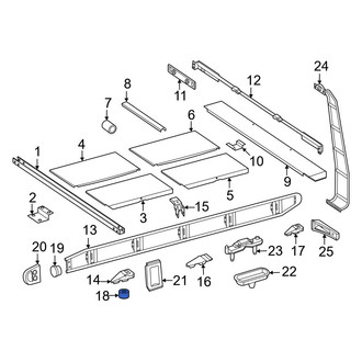 Mercedes-Benz OE - Roof Luggage Carrier Support