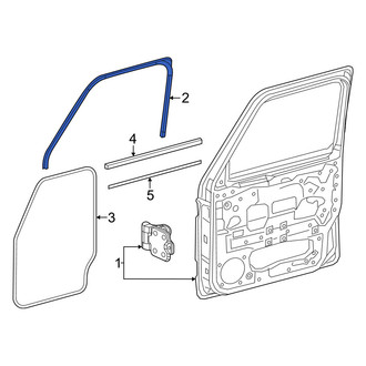 Mercedes-Benz OE - Front Right Outer Door Seal