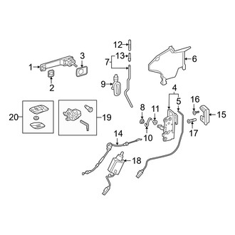 Mercedes-Benz OE - Front Door - Lock & Hardware (Handle & Lock)