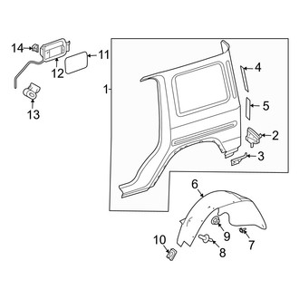 Mercedes-Benz OE - Quarter Panel & Components