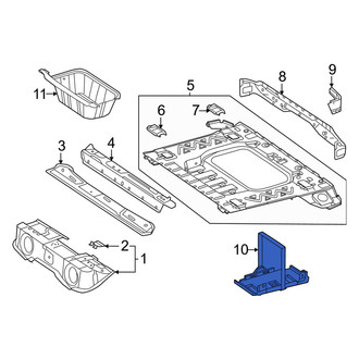 Mercedes-Benz OE - Rear Battery Tray