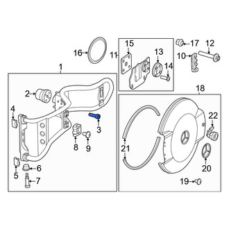 Mercedes-Benz OE - Spare Tire Carrier Bolt