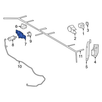 Mercedes-Benz OE - Park Assist Camera Bracket