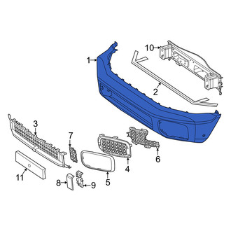 Mercedes-Benz OE - Front Bumper Cover