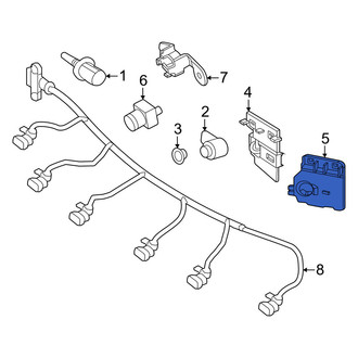 Mercedes-Benz OE - Right Outer Parking Aid Sensor Bracket