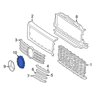 Mercedes-Benz OE - Grille Emblem Bracket