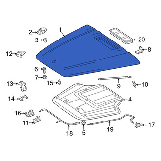 Mercedes-Benz OE - Front Hood Panel