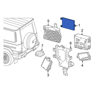 Mercedes-Benz OE - Rear Body Control Module