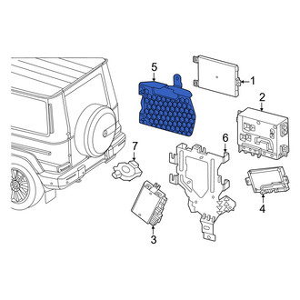 Mercedes-Benz OE - Body Control Module Bracket
