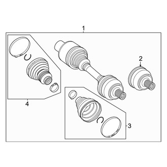 Mercedes-Benz OE - Front Suspension - Drive Axles