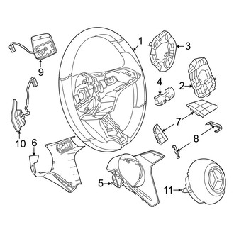 Mercedes-Benz OE - Steering Wheel & Trim (Standard Wheel)