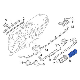 Mercedes-Benz OE - Front Center Instrument Panel Molding
