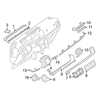 Mercedes-Benz OE - Instrument Panel Components