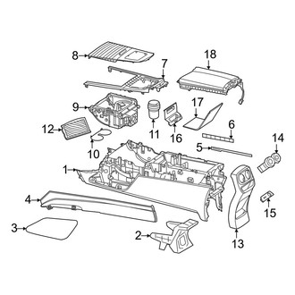 Mercedes-Benz OE - Center Console (Console & Components)