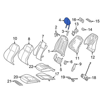 Mercedes-Benz OE - Front Right Headrest