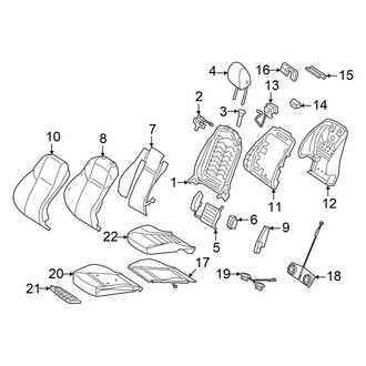 Mercedes-Benz OE - Seats & Tracks - Passenger Seat Components