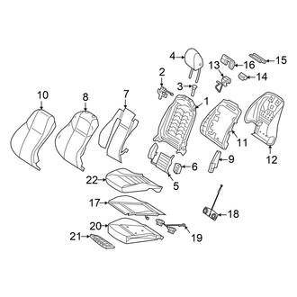 Mercedes-Benz OE - Seats & Tracks - Driver Seat Components