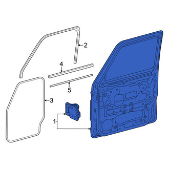 Mercedes-Benz OE - Front Left Door Shell