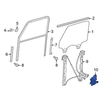 Mercedes-Benz OE - Front Left Window Motor