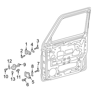 Mercedes-Benz OE - Front Door - Lock & Hardware (Hinges & Door Check)