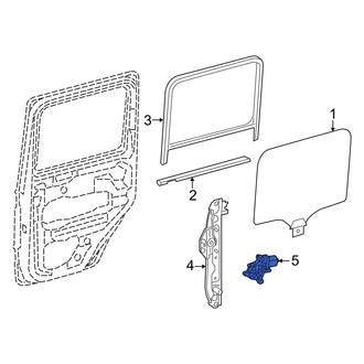 Mercedes-Benz OE - Center Left Window Motor