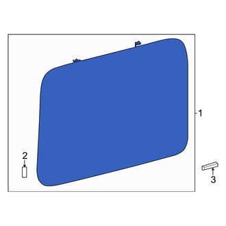 Mercedes-Benz OE - Rear Right Quarter Glass