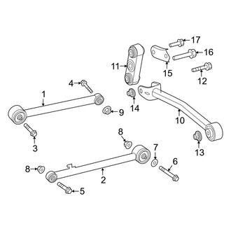 Mercedes-Benz OE - Rear Suspension - Suspension Components (4WD)