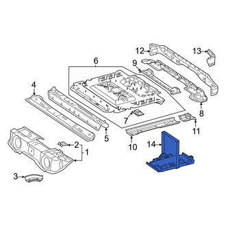Mercedes-Benz OE - Rear Battery Tray