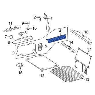 Mercedes-Benz OE - Rear Cargo Net