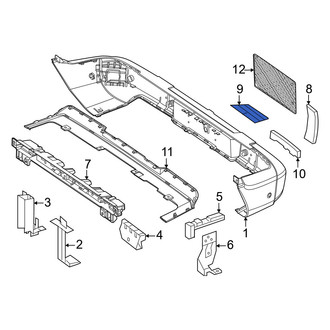 Mercedes-Benz OE - Rear Bumper Step Pad