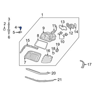 Mercedes-Benz OE - Fog Light Bolt