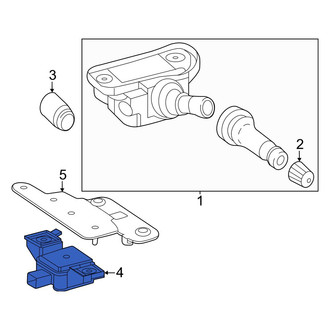 Mercedes-Benz OE - Tire Pressure Monitoring System (TPMS) Control Module