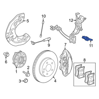 Mercedes-Benz OE - Front Left ABS Wheel Speed Sensor