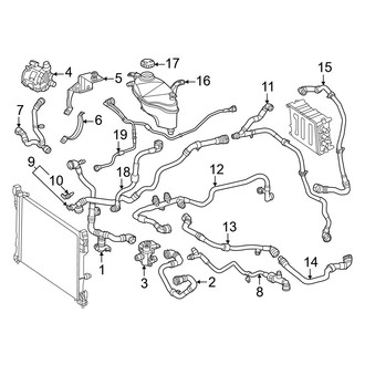 Mercedes-Benz OE - Cooling - Hoses & Lines (Front)