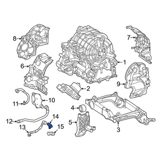 Mercedes-Benz OE - Drive Motor Inverter Coolant Line Adapter