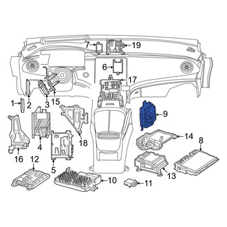 Mercedes-Benz OE - Front Infotainment Display Control Module
